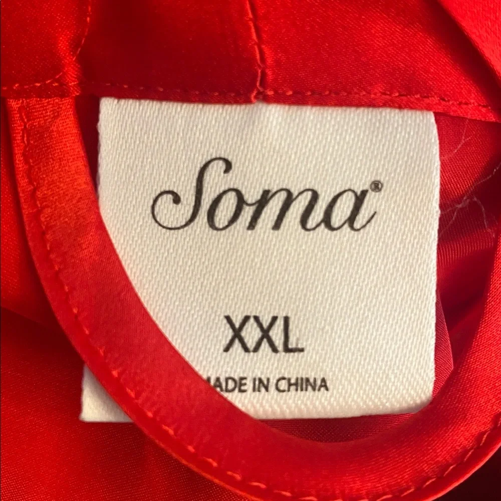 Soma brand Red CXL robe no flaws - Picture 9 of 11